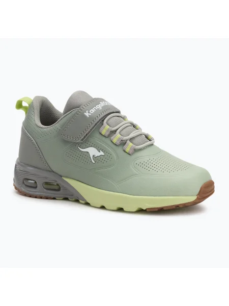 Детски обувки KangaROOS KX-Bases EV desert sage/white бяло