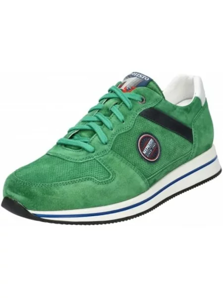 Sneakersy Mephisto skórzane zielone