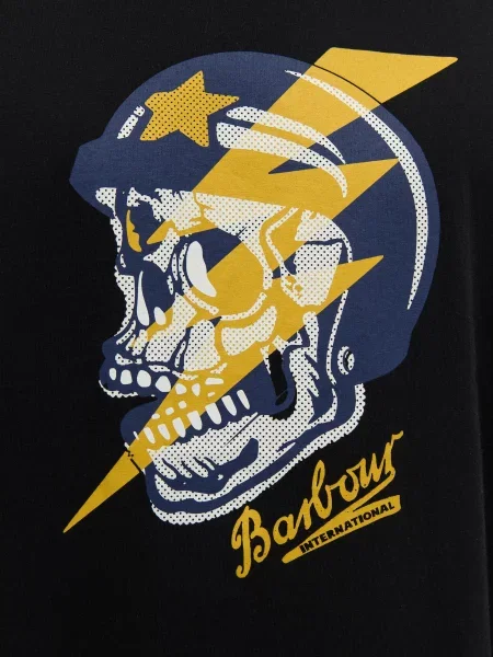Футболка Barbour чорна