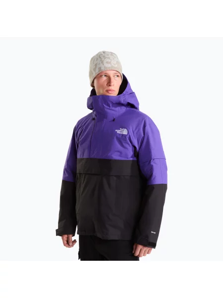 Geacă de schi pentru bărbați The North Face Everyday Anorak Peak Peak Purple/Tnf Black negru
