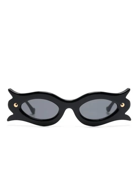 Okulary przeciwsłoneczne Nanushka w kwiatki czarne