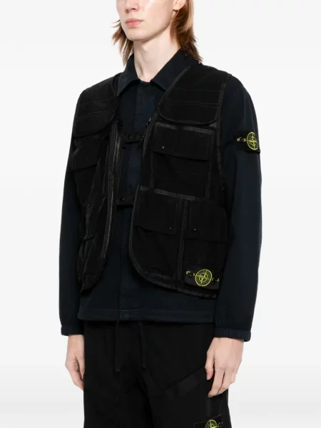 Vestă Stone Island cu strasuri negru