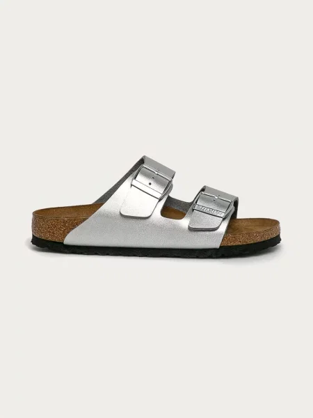 Birkenstock Natikače Arizona srebrena