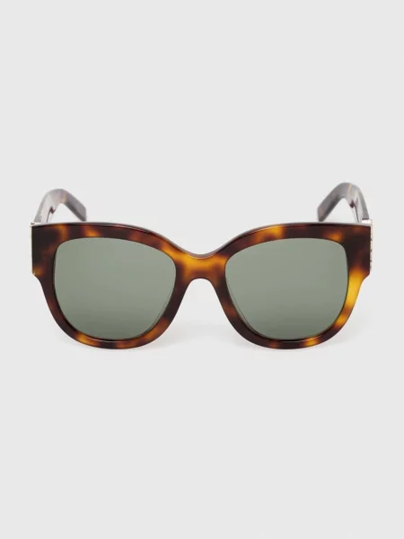 Okulary przeciwsłoneczne Saint Laurent brązowe