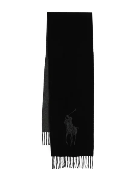 Fular Polo Ralph Lauren cu franjuri maro