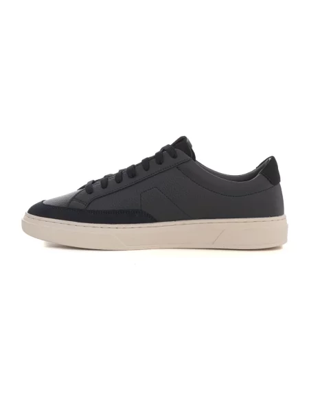 Sneakersy Boss skórzane czarne