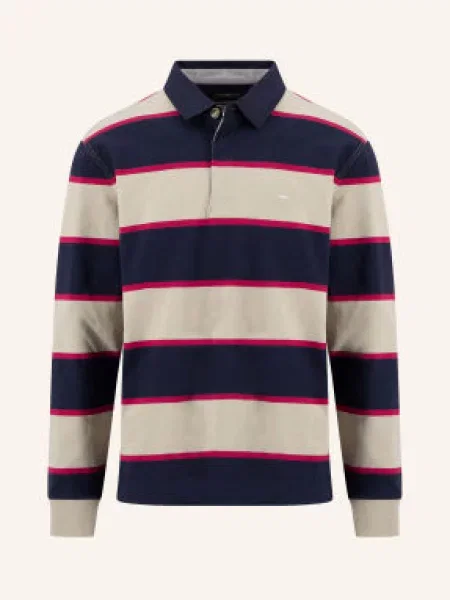 Fynch-Hatton Koszulka W Stylu Rugby beige beżowa