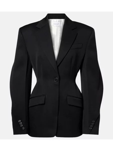 Sacou Givenchy de lână negru