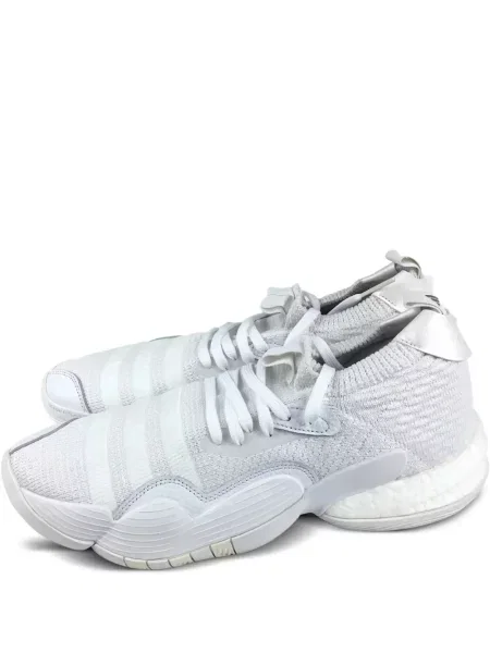 Běžecký květinový top Adidas šedý