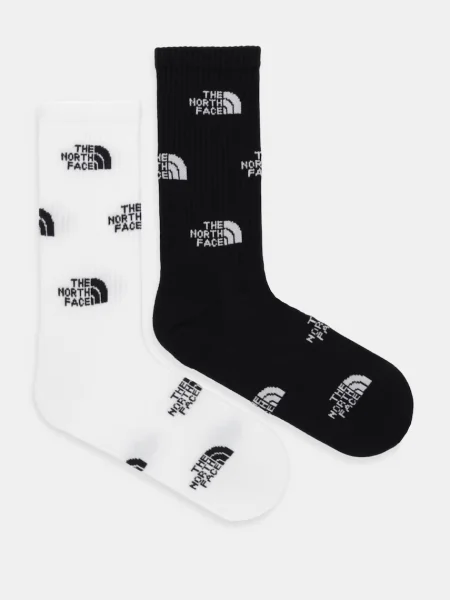 Șosete The North Face Everyday Crew Sock Logo TNF Black/ TNF White/ Outlet C M alb