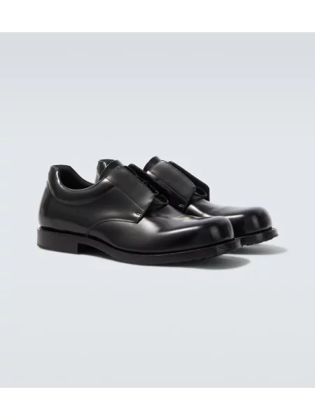 Pantofi derby Balenciaga din piele negru