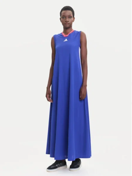 Adidas Ежедневна рокля Tiro Cut Soft Mesh син