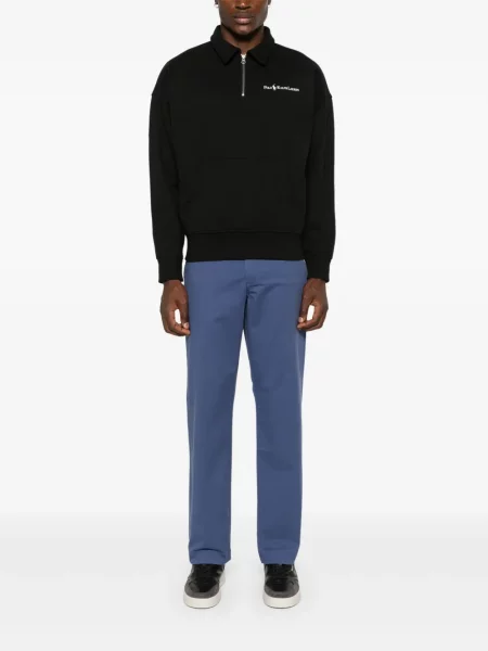 Odgovarati pletena polo majica Polo Ralph Lauren karirana siva