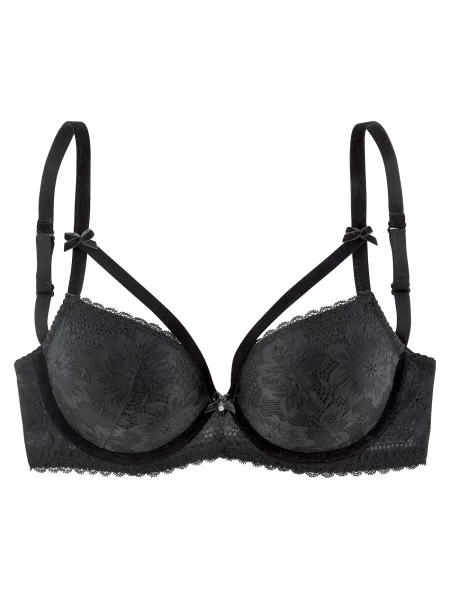 PETITE FLEUR GOLD Sutien negru