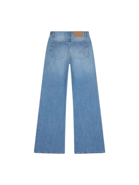 Jeansy Dondup z bursztynem niebieskie