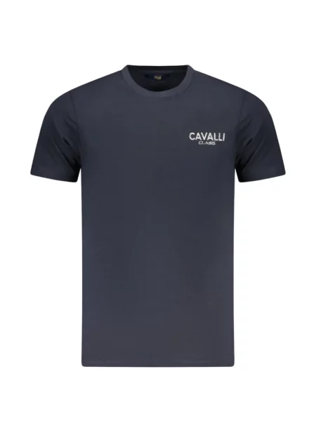 Tricou Cavalli Class cu autograf albastru