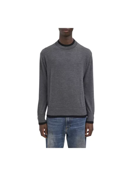 Sweter Paolo Pecora wełniany szary