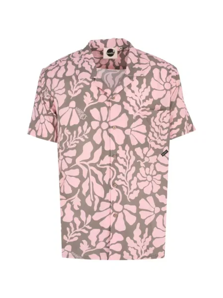 Cămașă Boardies cu model floral cu imagine roz