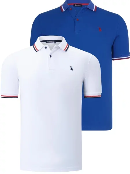 Tricou polo Dewberry albastru