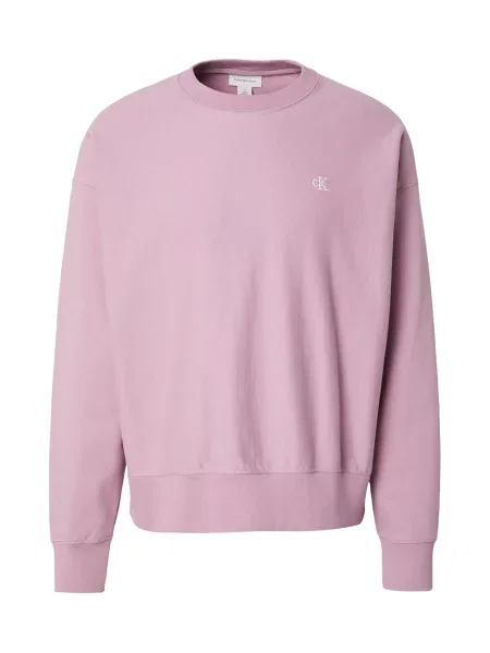 Palton Calvin Klein Jeans din material terry roz