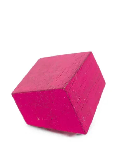 Cercei Monies cu imprimeu geometric roz
