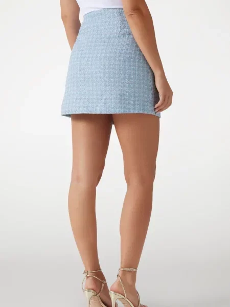 Юбка мини Guess голубая
