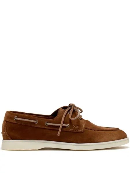 Pantofi loafer Forsa din piele de căprioară maro