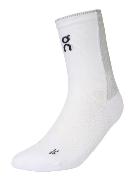 Șosete On Performance Run Sock High White/ Glacier XS alb