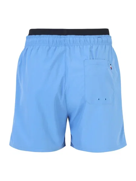 Férfi Tommy Hilfiger Medium Drawstring Dw varázslatos fürdőruha rövidnadrág. Méret: S kék
