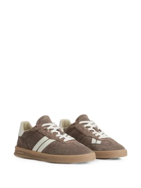 Маратонки Woolrich с връзки с дантела кафяво