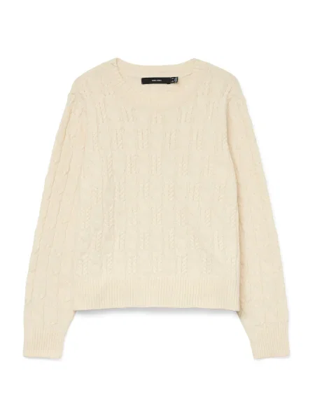 VERO MODA Pulóver elefántcsont
