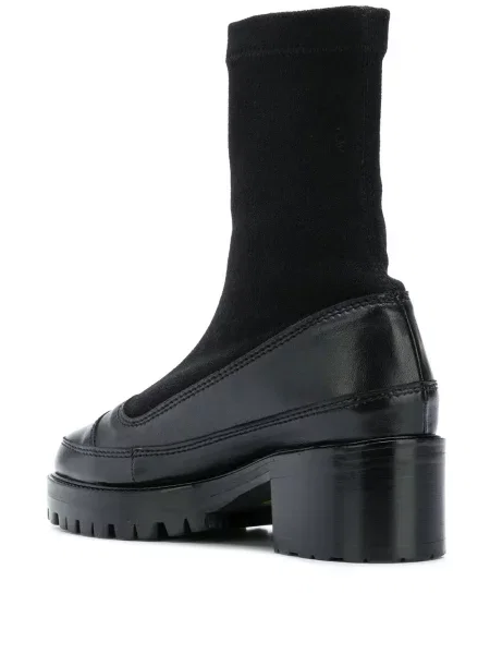 Botine Nicole Saldaña cu platformă negru
