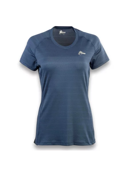 T-Shirt Ande Omio Dla Kobiet niebieska