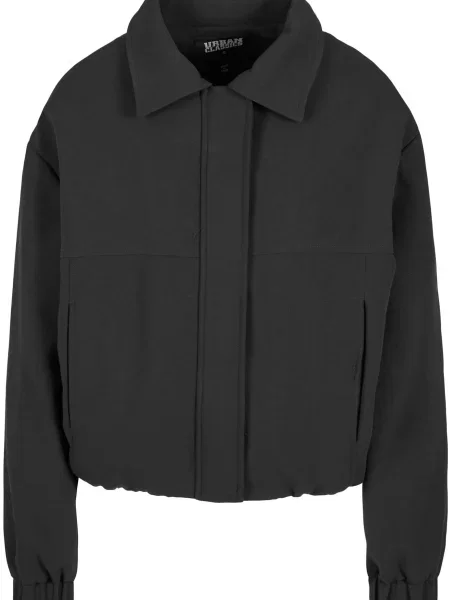 Urban Classics Geacă de primăvară-toamnă negru