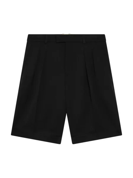 Bermudy Saint Laurent wełniane biznesowe czarne