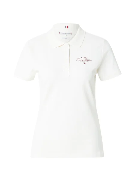 Tommy Hilfiger Tricou polo Bej alb