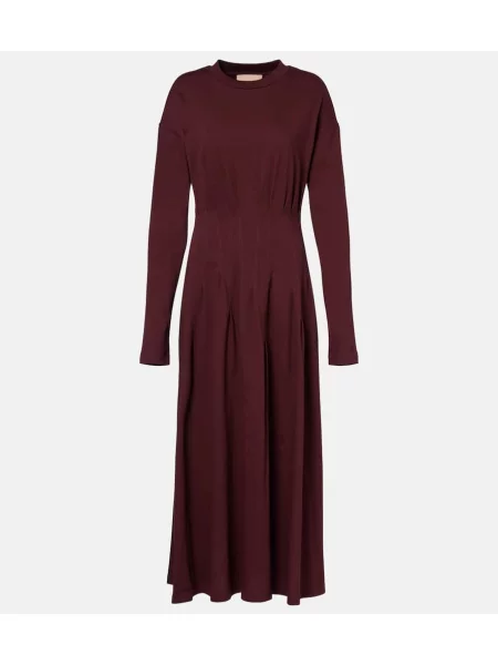 Rochie midi Plan C până la genunchi de costum bordo