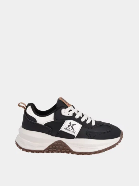 Кросівки Keddo штучна шкіра чорний