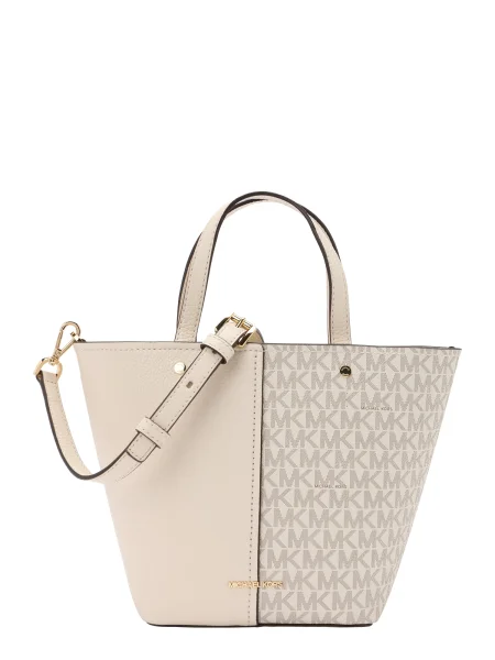 MICHAEL Michael Kors Geantă Flora Écru negru