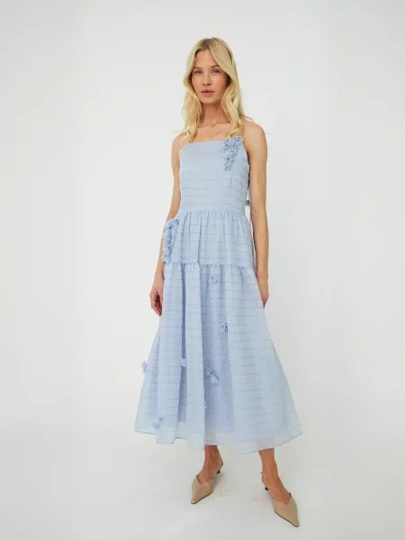 Crās Rochie Palmacras deschis albastru