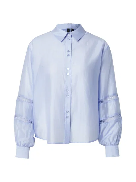 VERO MODA Bluză VMJENNA deschis albastru