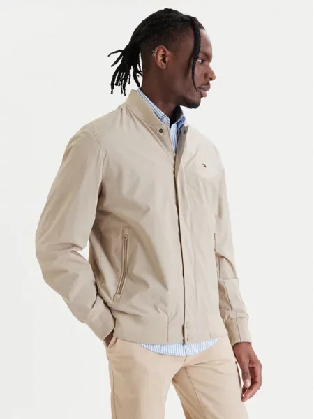 Tommy Hilfiger Μπόμπερ μπουφάν μπεζ