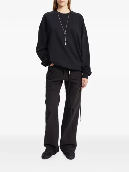Hanorac Ann Demeulemeester cu imagine negru