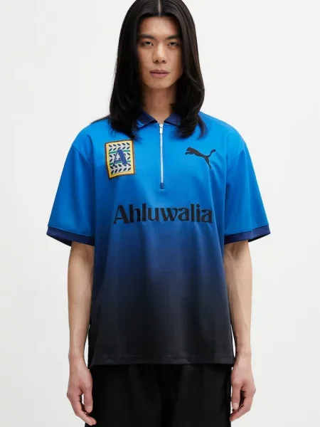 Puma x Ahluwalia πόλο ανδρικό μπλε