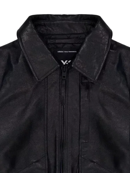 Geanta de piele Y-3 negru