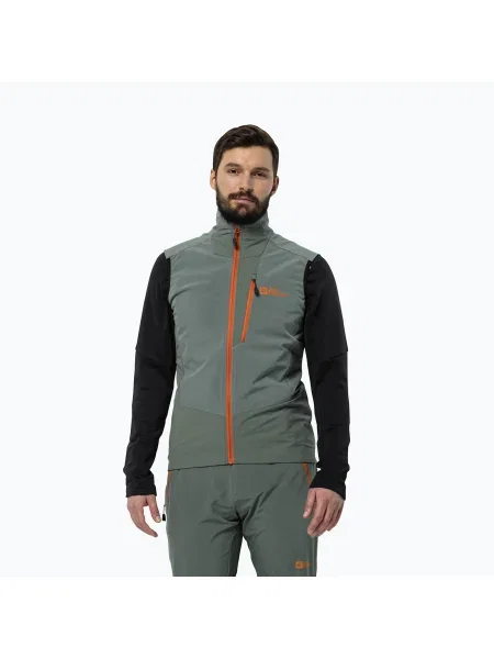 Vestă Jack Wolfskin fără mâneci verde