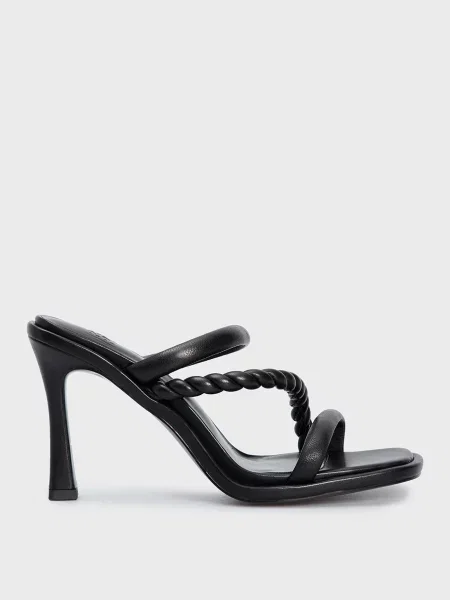 Кожаные мюли Prpy черные