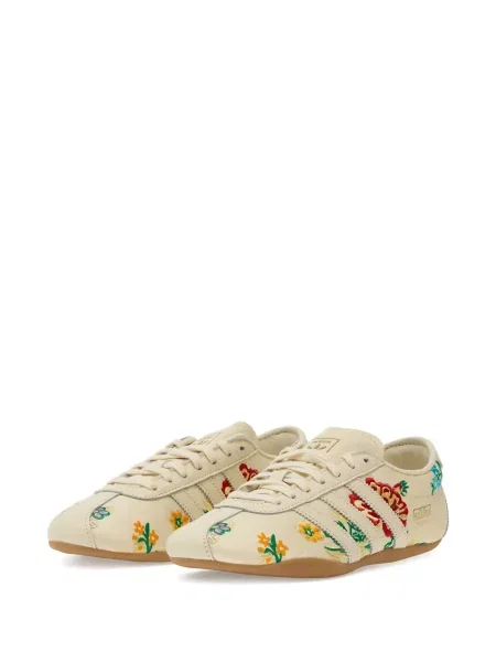 Φλοράλ sneakers Adidas Samba με κορδόνια με δαντέλα μαύρο