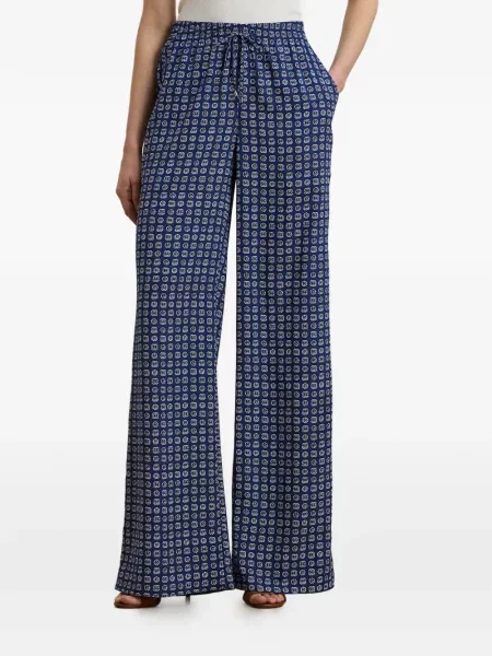 Nohavice Lauren Ralph Lauren modrá