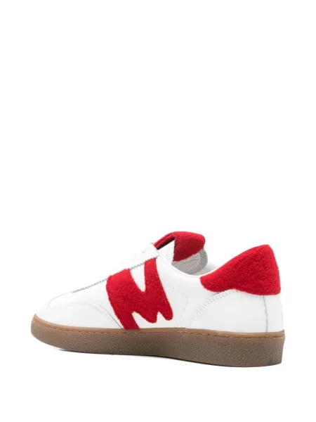 Sneakerși Msgm din piele alb